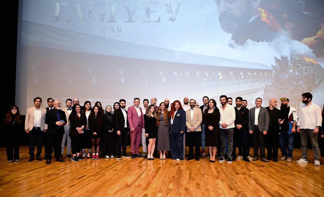Arzu Əliyeva Nizami Kino Mərkəzində “Tağıyev: Çar” bədii filminin təqdimat mərasimində iştirak edib  FOTO
