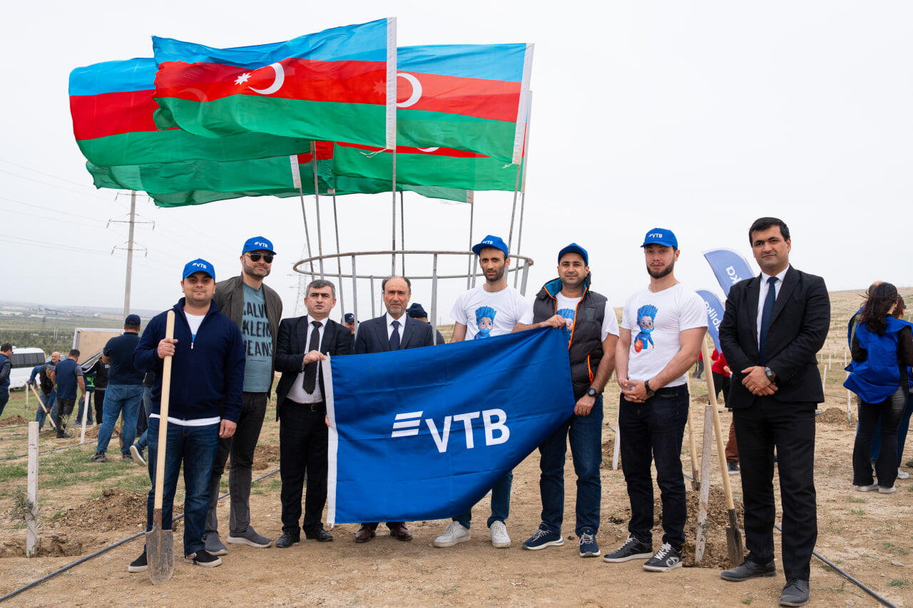 VTB (Azərbaycan) ekoloji təşəbbüsə dəstək verdi: Müşfiqabadda yeni meşə salındı  FOTO