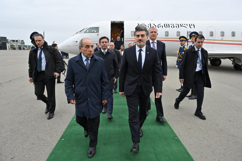 Gürcüstan Prezidenti Mixeil Kavelaşvili Azərbaycana rəsmi səfərə gəlib  FOTO