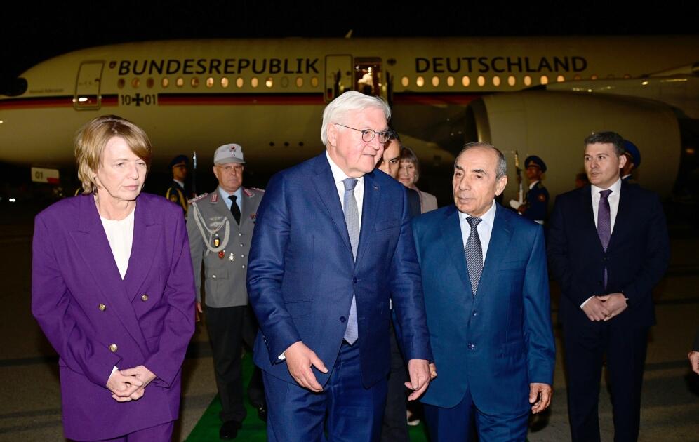 Almaniya Prezidenti Azərbaycana gəldi 