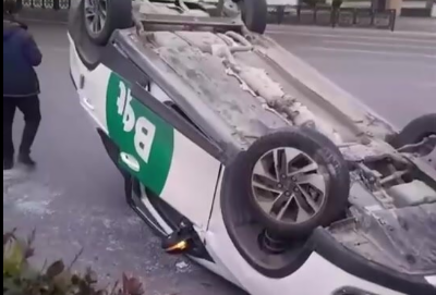 Bakıda ağır qəza: "Shacman"la BYD toqquşdu 