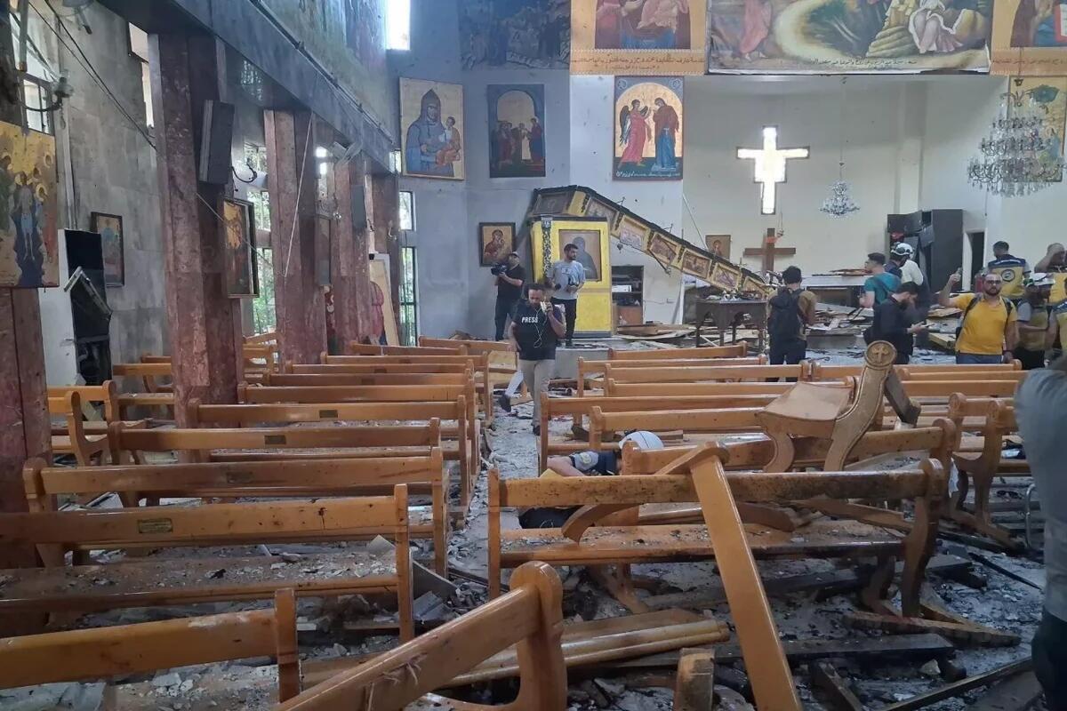 Dəməşqdə kilsədə terror aktı törədilib, 25 nəfər ölüb, onlarla yaralı var 