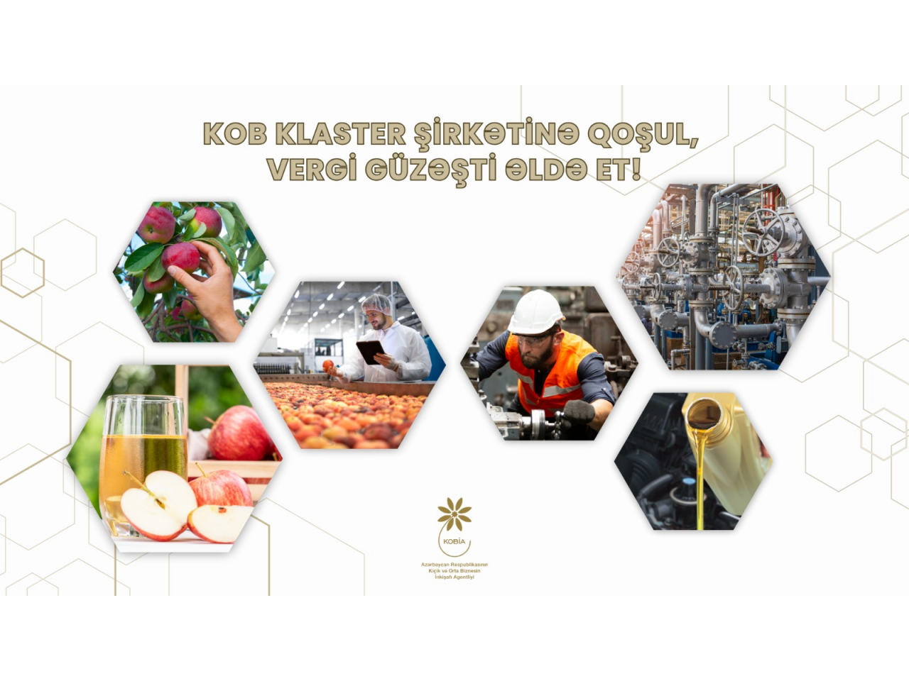 KOB klasterin iştirak&ccedil;ısı olmaq istəyən KOB subyektlərinin nəzərinə!