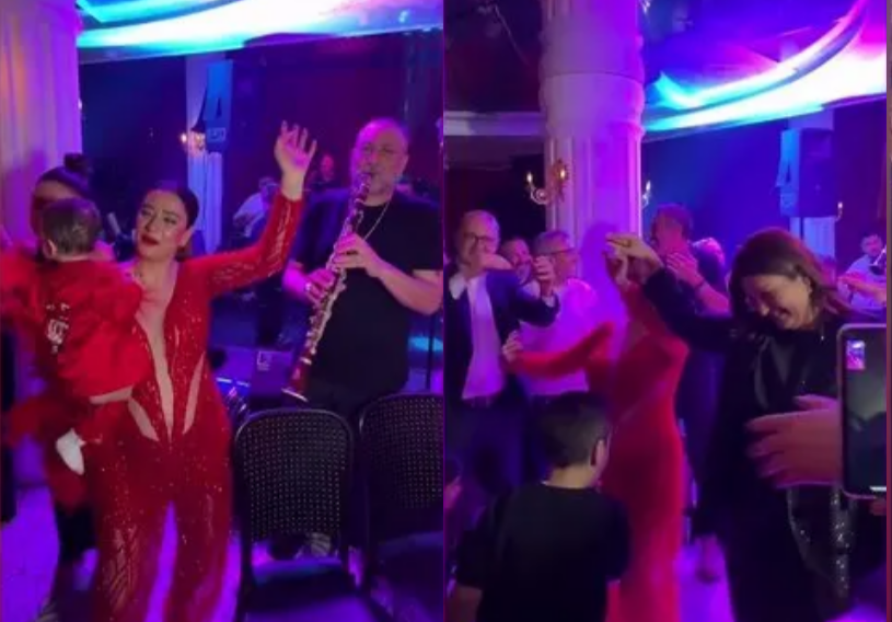 6 aylıq nəvəsi üçün xınayaxdı keçirdi  VİDEO