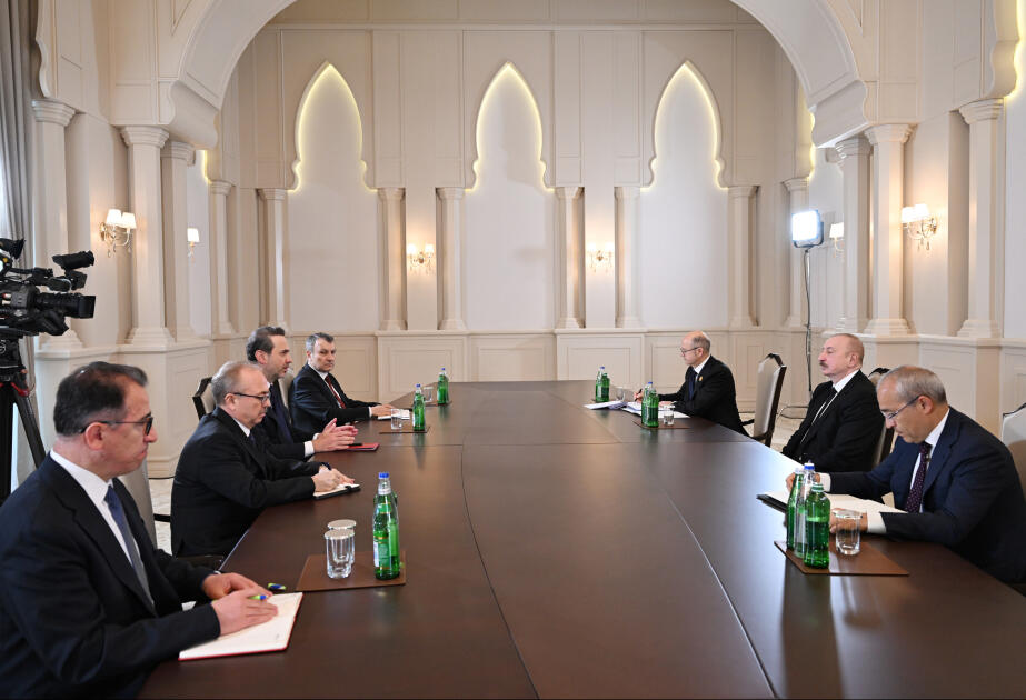 İlham Əliyev Alparslan Bayraktarı qəbul edib