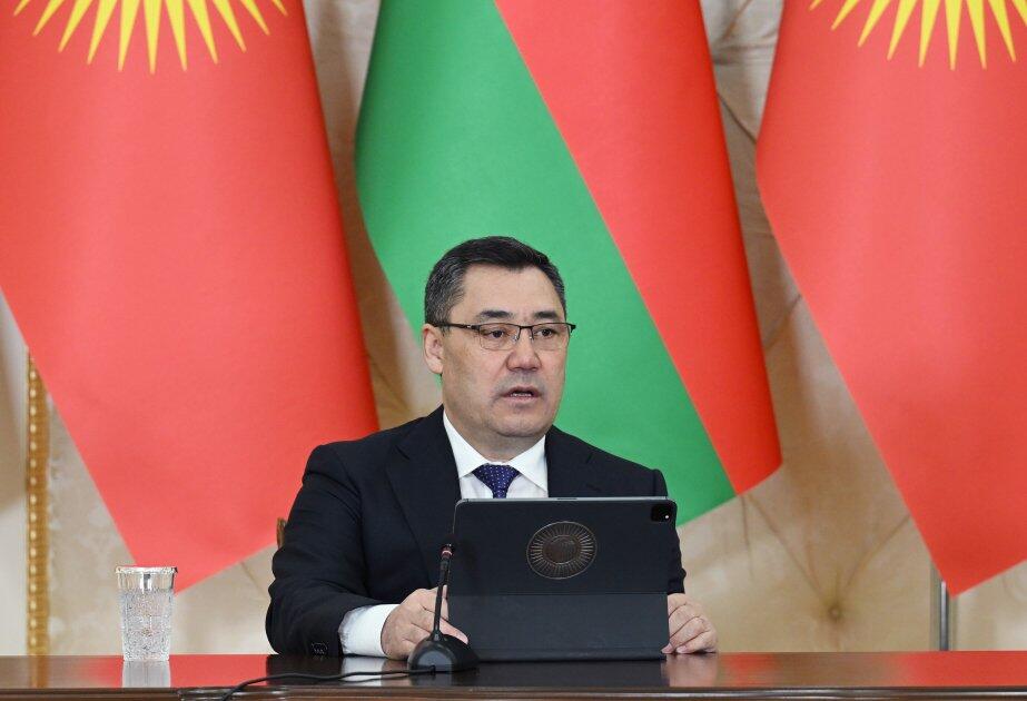 Sadır Japarov Prezident İlham Əliyevə Ramazan bayramı münasibətilə təbrik edib