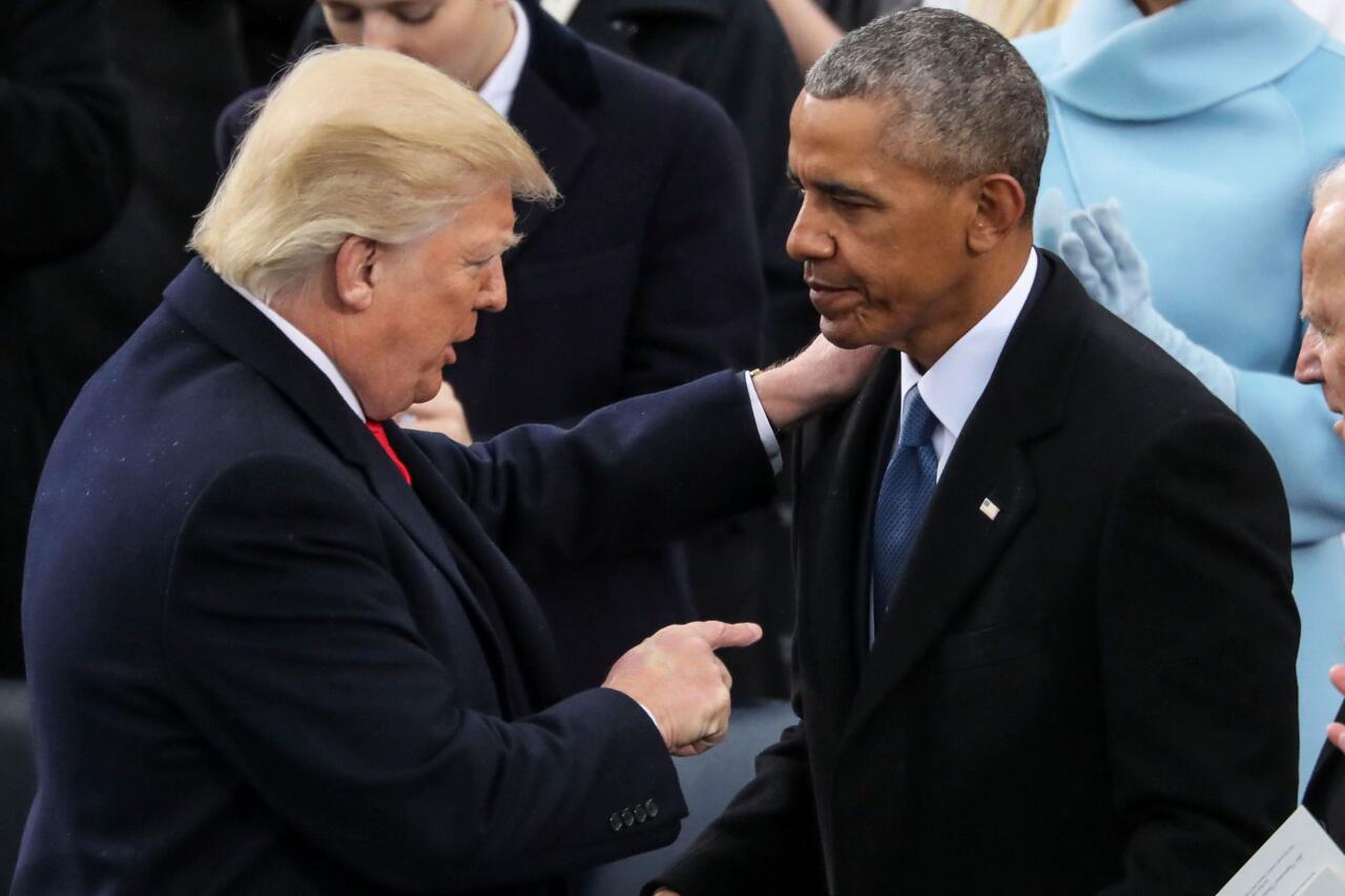 Tramp Obamanın "həbs"dən VİDEOsunu paylaşdı
