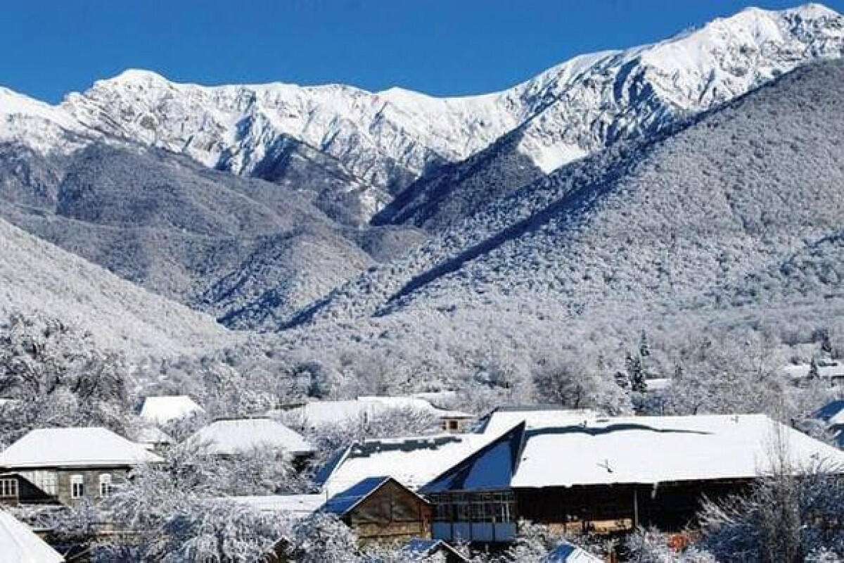 Bu rayona 35 smlik qar yağdı