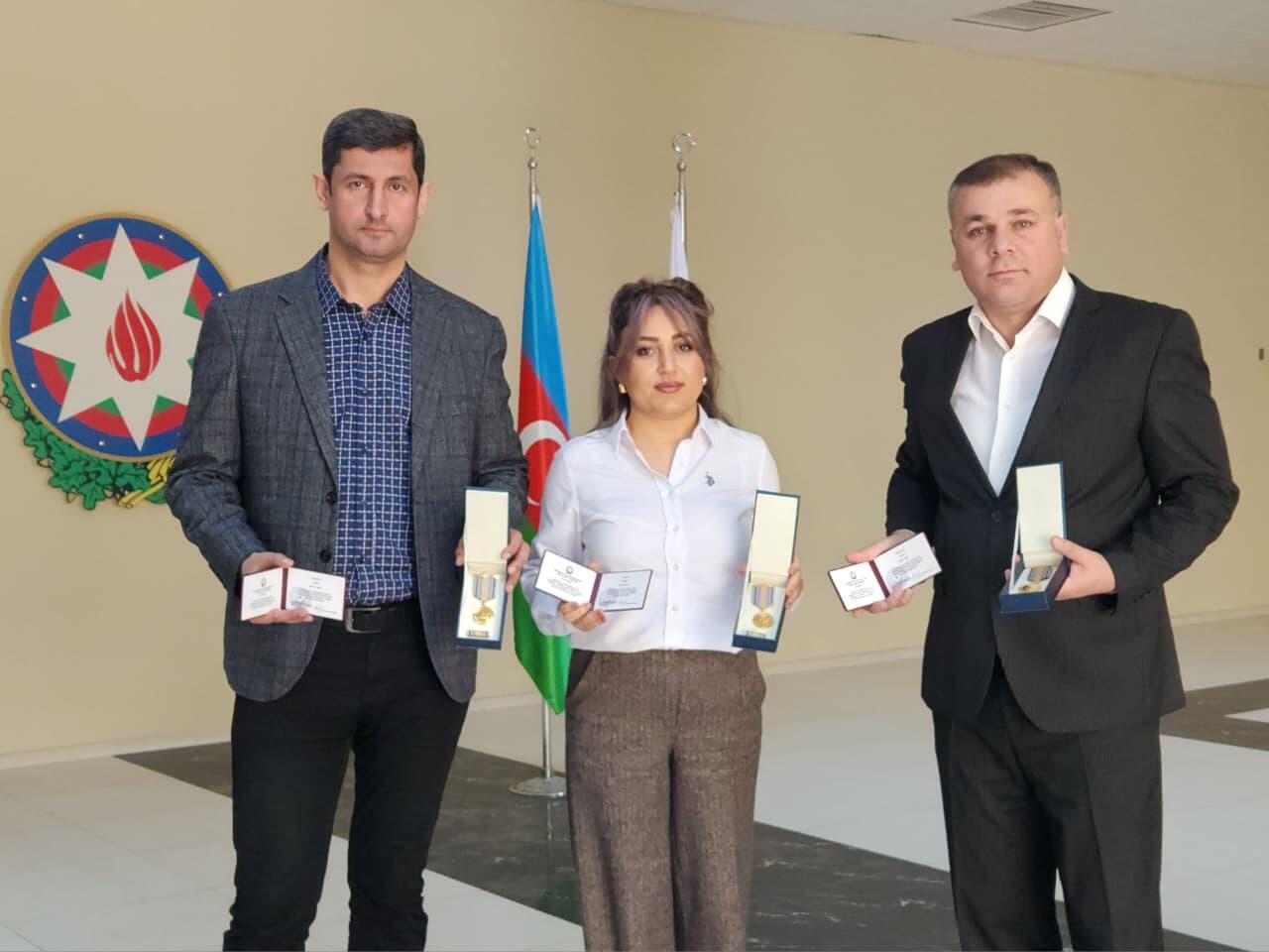 &Ouml;lkənin ilk Regional Televiziyasının &uuml;&ccedil; əməkdaşı təltif edilib 