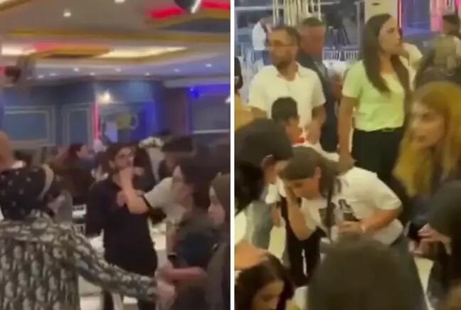 Türkiyədə zəlzələ zamanı şadlıq evində ara qarışdı  bir qadın... 