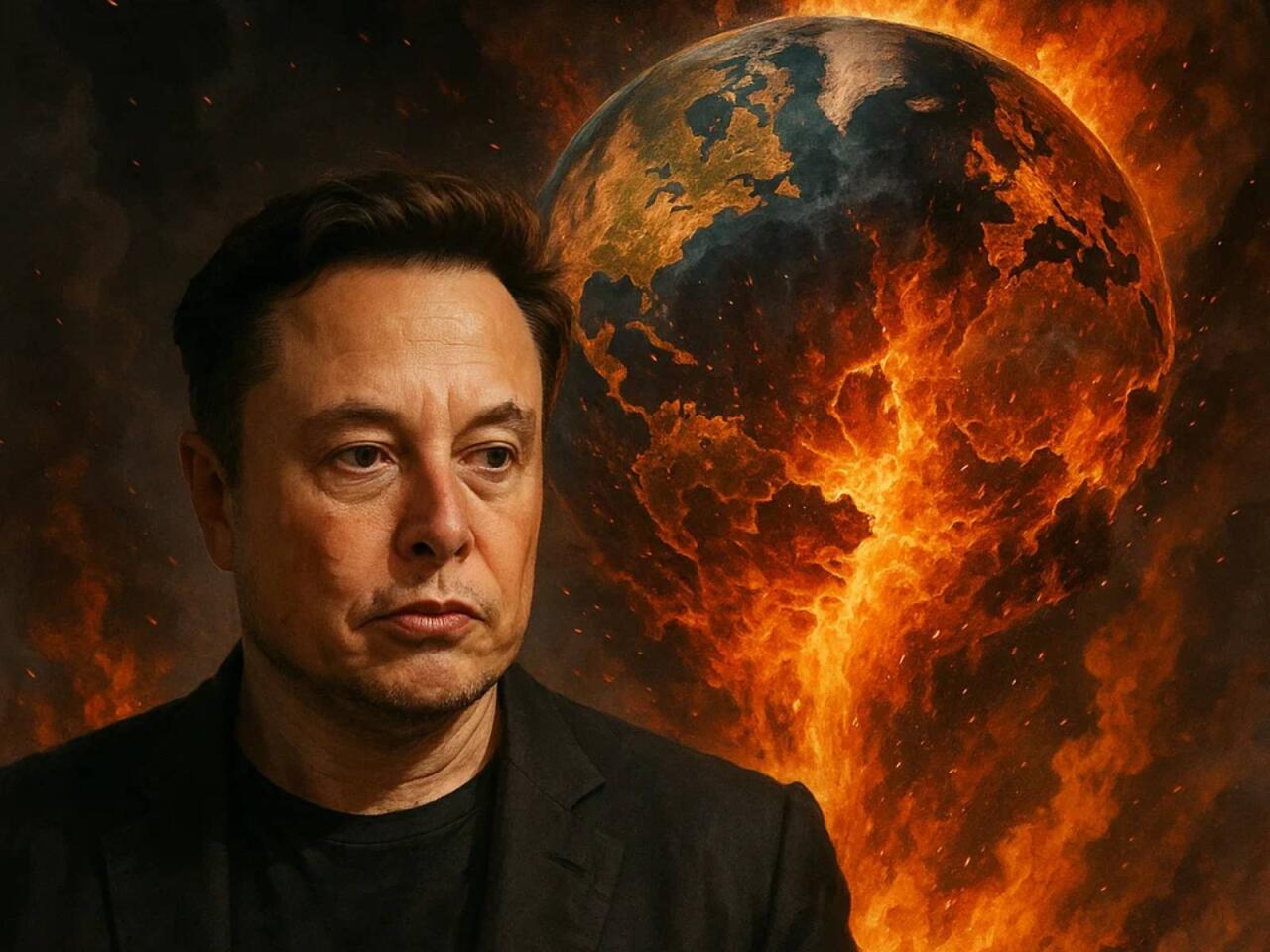 Mask dünyanın necə yox olacağını açıqladı  Başqa planetə köçməliyik