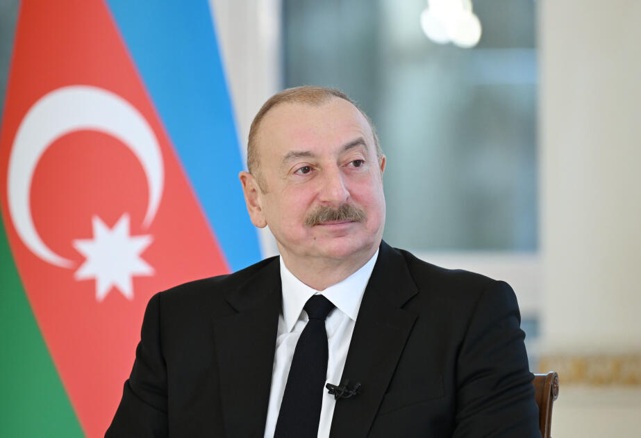 İlham Əliyev Çinin Sinxua agentliyinə müsahibə verib
