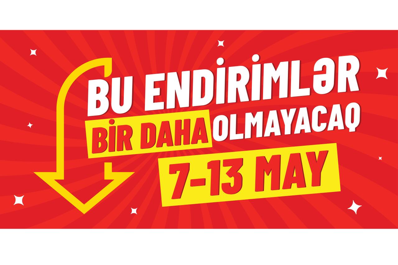 “BU ENDİRİMLƏR BİR DAHA OLMAYACAQ”: Tam 7 gün hər kəs dən danışacaq  VİDEO