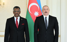 İlham Əliyev Sudanın yeni təyin olunmuş səfirinin etimadnaməsini qəbul edib  FOTO