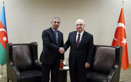 Zakir Həsənov və Yaşar Güler Antalyada hərbi əməkdaşlığın cari vəziyyətini müzakirə etdilər 