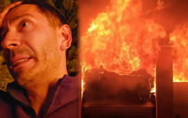 Bakıda tanınmış fotoqrafın villasında yanğın oldu 