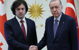 Ərdoğan Kobaxidze ilə görüşdü