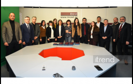 Trend əməkdaşları &ldquo;Azərbaycan milli mətbuatının 150 illiyi&rdquo; medalı ilə təltif olunublar  FOTO