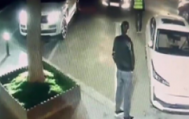 Bakıda xanım sürücü qəribə qəza törətdi 
