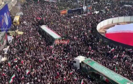 Tehranda &ouml;lən generallara vida mərasimi 