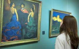 Davud Kazımovun anadan olmasının 100 illiyinə həsr olunmuş yubiley sərgisinin a&ccedil;ılışı baş tutub &ndash; FOTO