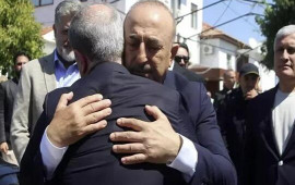 Ceyhun Bayramov Çavuşoğlunun atasının yas mərasimində 