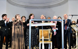 Xalq Çalğı Alətləri Orkestrinin yubileyinə həsr olunmuş “Ötən illərə musiqili səyahət” adlı möhtəşəm konsert keçirilib  FOTO
