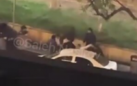 Bakıda küçənin ortasında kütləvi dava 