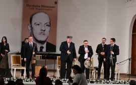 Ustad sənətkar Hacıbaba H&uuml;seynovun əziz xatirəsinə həsr olunmuş "Nadir muğam gecəsi" ke&ccedil;irilib &ndash; FOTO