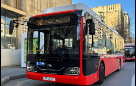 Daha bir avtobus yeniləndi  Gediş haqqı 60 qəpik olacaq