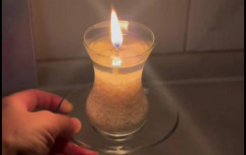 Nə şama ehtiyac var, nə lampaya  10 gün yanır  VİDEO