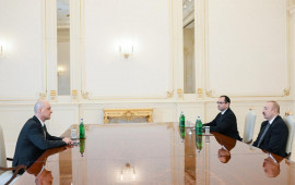 Prezident Ksaba Leykonu qəbul edib  FOTO