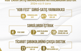 550 sahibkarın məhsul və xidmətlərinin satışına dəstək göstərilib