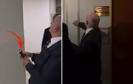 Bələdiyyə sədri binaların təhlükəsizliyini belə yoxladı  "Elə bil qarpız seçir" 