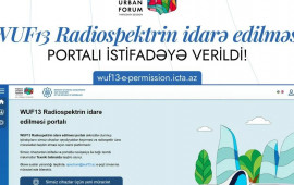 WUF13 radiospektrin idarə edilməsi portalı istifadəyə verilib