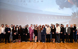 Arzu Əliyeva Nizami Kino Mərkəzində “Tağıyev: Çar” bədii filminin təqdimat mərasimində iştirak edib  FOTO