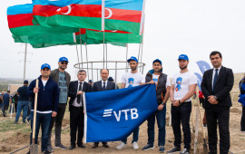 VTB (Azərbaycan) ekoloji təşəbbüsə dəstək verdi: Müşfiqabadda yeni meşə salındı  FOTO
