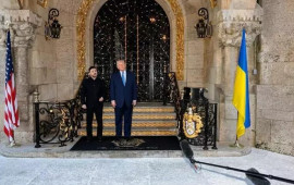 Tramp və Zelenski "MaraLaqo"da bir araya gəldi 