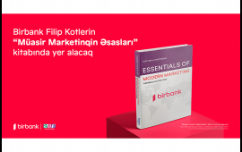 Birbank Filip Kotlerin “Müasir Marketinqin Əsasları” kitabında yer alacaq