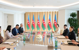 Mehriban Əliyeva Mərakeşin xanım Şahzadəsi Lalla Hasnaa ilə görüşüb  FOTO