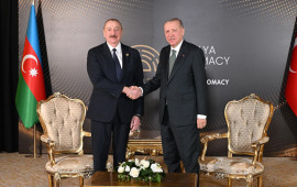 İlham Əliyevin Rəcəb Tayyib Ərdoğan ilə görüşü keçirilib  FOTO
