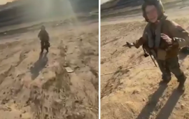 K&uuml;veytdə vurulan təyyarə, sağ &ccedil;ıxan qadın pilota təşəkk&uuml;r mesajı