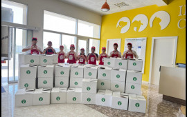 Leyla Əliyevanın təşəbbüsü ilə Yevlaxda ailələrə qurban payları çatdırılıb  FOTO