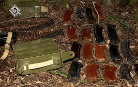 Gürcüstan DTX Tbilisidə külli miqdarda silahsursat aşkarlayıb
