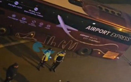 Aeroport yolunda ağır qəza 