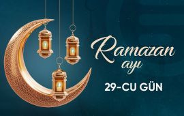 Ramazan ayının iyirmi doqquzuncu gününün iftar və namaz vaxtları