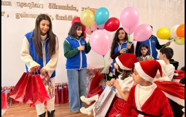 Leyla Əliyevanın təşəbb&uuml;s&uuml; ilə Gəncədə uşaq evində Yeni il tədbiri ke&ccedil;irilib 