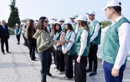 Sumqayıtda ağacəkmə aksiyası keçirilib  FOTO