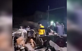 Bakıda gecə saatlarında dəhşət  park halında olan avtomobil partladı 