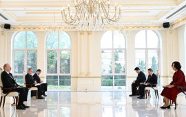 Prezident Çinin Azərbaycanda yeni təyin olunmuş səfirinin etimadnaməsini qəbul edib  FOTO